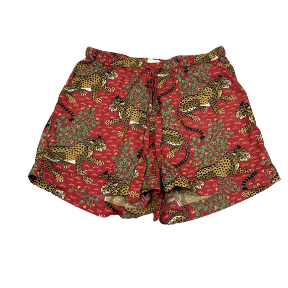 Print Fresh Womens Size M Bagheera Leopard Sleep Shorts - Picture 1 of 8